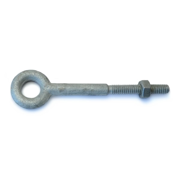 Midwest Fastener Eye Bolt 1/4"-20, Steel, Hot Dipped Galvanized, 3 PK 54568 - main